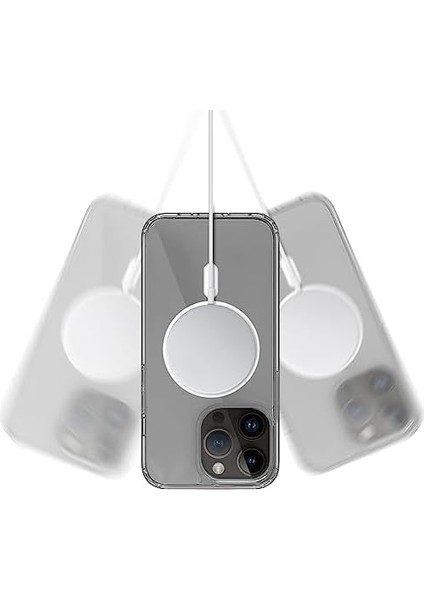 Labs ile Uyumlu Destekli Air Şeffaf Kılıf, Darbe Emici Tpu + Pc Şeffaf Kılıf ( 15 Pro Max) modelleri