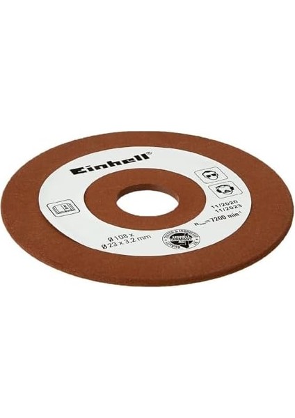 Zincir Bileme Taşı Ø 108 mm (Zincir Testere Bileme Cihazı Aksesuarı, Kalınlık 3,2 Mm, 23 mm Mil Bağlantısı, P100 Grit, Zincir Bileme Cihazları Için Uygun) - 4500076 fiyatları