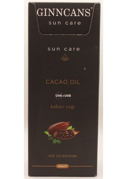 Cosmetıc & Cosmetıcs By Gınncans Sun Güneş Koruyucu Krem Spf+15 Uva+Uvb Bronzlaştırıcı ve Koruyucu Kakao Yağı 150ML modelleri