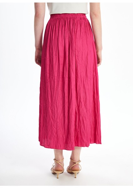 Yeni Sezon Beli Lastikli Saten Kadın Etek fırsatları