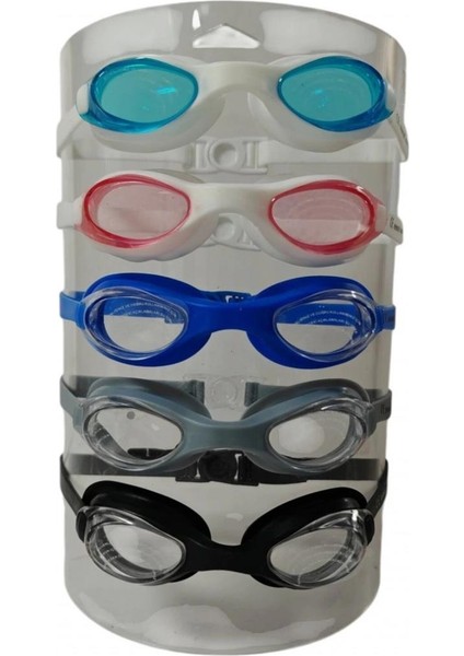 AF228 Gözlük Yüzücü Tpr Esnek Burun Kutulu -Kzl