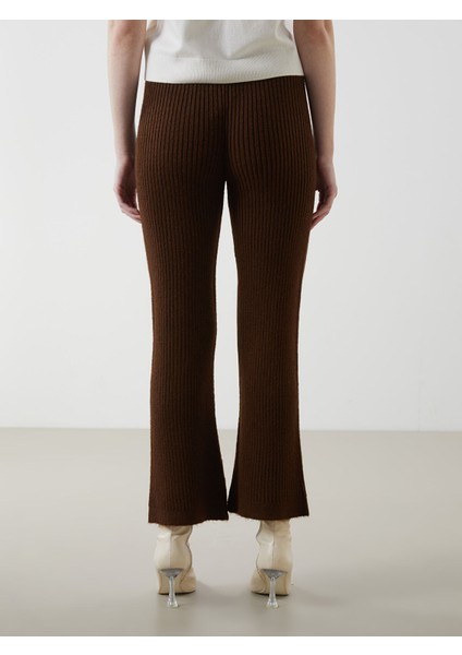 Yeni Sezon Beli Lastikli Kadın Triko Pantolon fırsatları