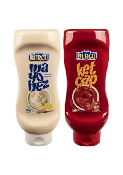 Burcu Bitirim Ikili 650 Gram Acı Ketçap ve 550 Gram Mayonez