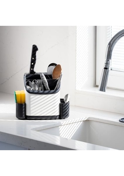 TIM-198 Tezgah Üstü Süngerlikli Kaşıklık Mutfak Düzenleyici - Çok Amaçlı Organizer Bıçaklık modelleri