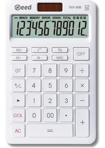 ND-30B Pastel Beyaz Hesap Makinesi modelleri