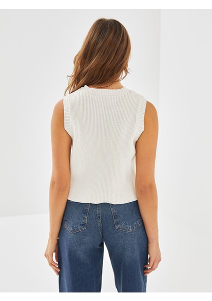 Yeni Sezon Bisiklet Yaka Dokulu Kadın Triko Süveter indirimleri