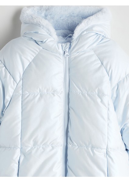 Yeni Sezon Kapüşonlu Kız Çocuk Şişme Mont modelleri