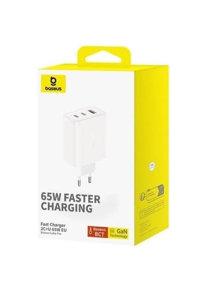 Cube Pro 2c+U 65W Şarj Cihazı-Beyaz modelleri