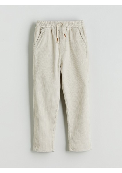 Yeni Sezon Beli Lastikli Kadife Erkek Çocuk Pantolon