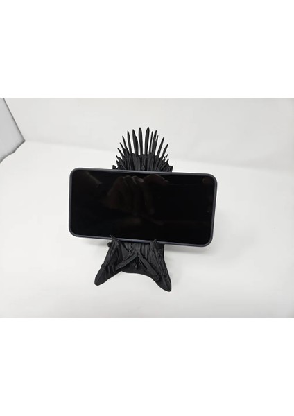 CRAFTSY3D Demir Taht Telefon Standı – Taht Oyunları Temalı 3D Baskı Dekoratif Masaüstü Tutucu indirimleri