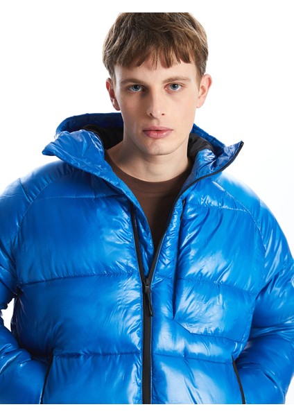 Yeni Sezon Standart Kalıp Kapüşonlu Erkek Kayak Montu