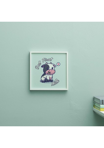 Odası Için Sevimli Inek Tasarımlı Çerçeve