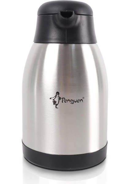 2 Litre Çelik Termos PNG-1200P, Penguen Çay Termosu
