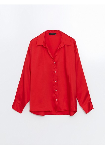 Yeni Sezon Oversize Saten Kadın Gömlek indirimleri