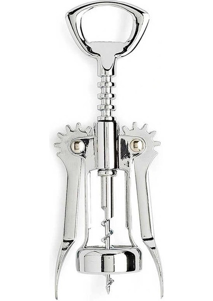 Krom Tirbuşon - 2 Fonksiyonlu Paslanmaz Metal (4172) fırsatları