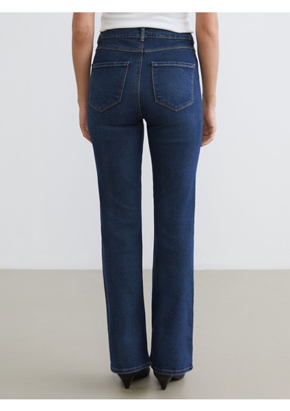 Yeni Sezon Flare Kadın Jean Pantolon fırsatları