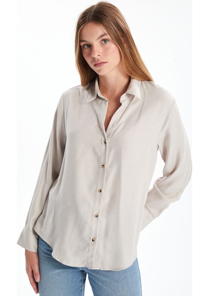 Yeni Sezon Loose Fit Kadın Gömlek