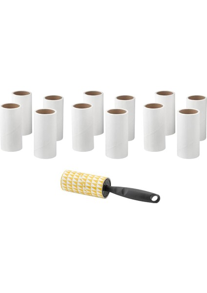 Bastis Kedi Köpek Tüy Toplama Rulosu + 12 Adet Yedek Rulo