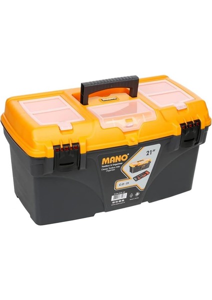 Co-21 Organizerli Klasik Takım Çantası, Polypropylene, Siyah Sarı, 21 Inç - 53 Cm, 1 Adet