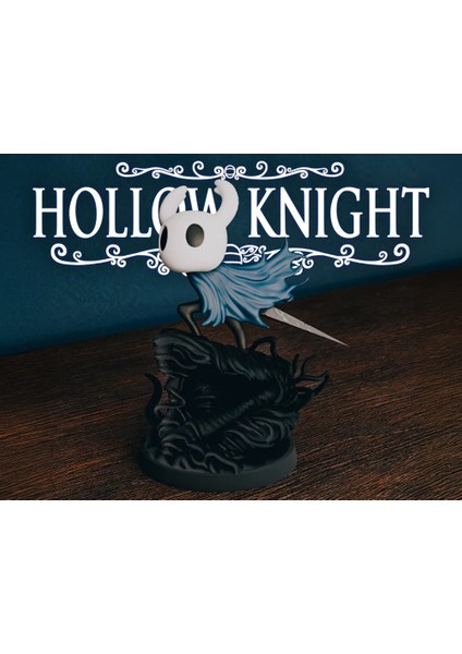 CRAFTSY3D Hollow Knight Diorama Figür – 3D Baskı Dekoratif Masa Üstü Oyun Aksesuarı modelleri