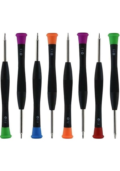 8 Parça Tornavida Seti Tornavida Onarım Aletleri Seti, Küçük Tornavidalar, Gözlük, Telefon Saat Tablet Laptop Tamiri Için Elektronik Onarım Takma Aletleri (8 Parça)