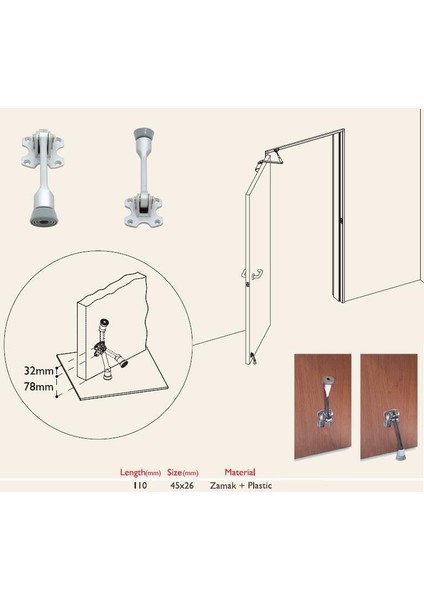 Tutucu Tampon Mat Krom fiyatları