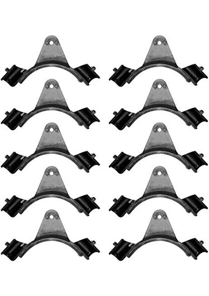 PXBND12-10 Pex Viraj Desteği 1/2 Inç, Duvara Monte Askısı 90 Derece Tırnak Plakası, Polietilen (10'lu Paket), Siyah fiyatları