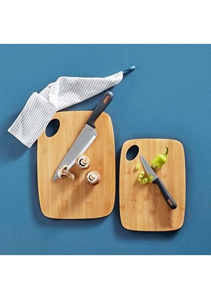 2'li Bambu Kesme Tahtası Dikdörtgen Özel Tasarım, Bambu Kesme Tahtası - Büyük 33X24X1CM Küçük 28X20X1CM fiyatları
