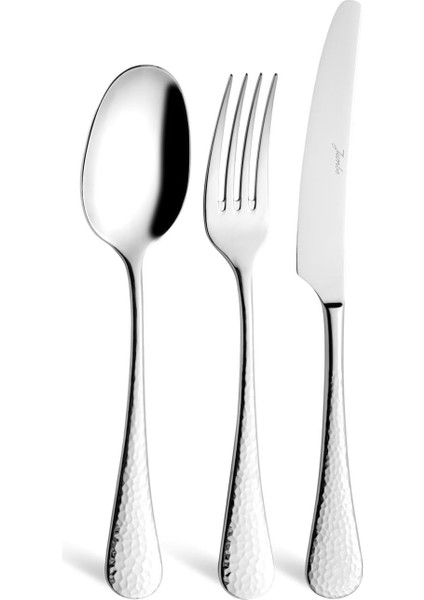 3406 18 Parça 6 Kişilik Yemek Çatal Kaşık Bıçak Seti