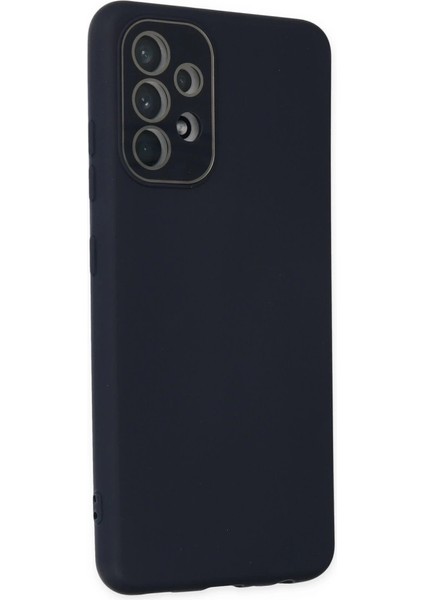 Samsung Galaxy A33 5g Kılıf Lansman Glass Kapak - Lacivert fiyatları