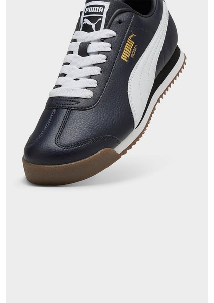 Roma Lacivert Hakiki ve Sentetik Deri Unisex Sneaker Spor Ayakkabı 39686811 fırsatları