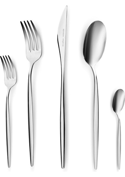 Lizbon Platin 12 Kişilik 60 Parça Çatal Kaşık Bıçak Takımı