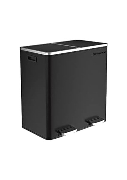 2 x 30L Mutfak Çöp Kovası, 2 Bölmeli Atık Ayırma Siyah LTB60BK fiyatları