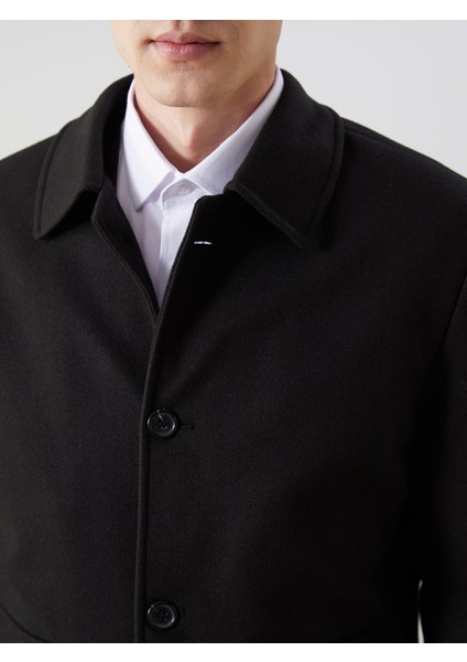 Yeni Sezon Rahat Kalıp Ceket Yaka Erkek Kaşe Kaban modelleri