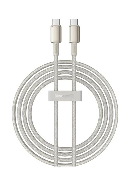 Tungsten Hızlı Şarj Data Kablosu Type-C To Type-C 100W, 2m, Titanyum Galaksı Altın Rengi fiyatları