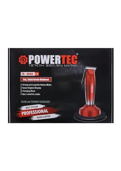 Powertec TR-8800 Saç Tıraş Makinesi modelleri
