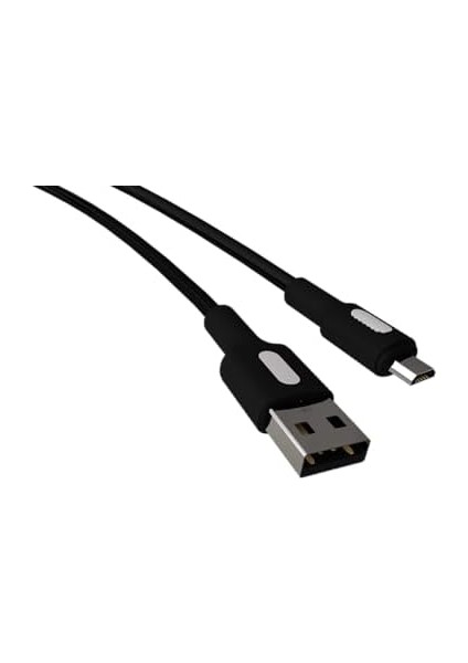 Micro USB Hızlı Şarj Kablosu (Siyah + Beyaz/siyah Uç) (150 Cm) modelleri