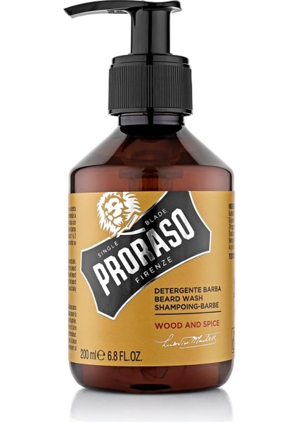 Proraso Beard Shampoo / Sakal Şampuanı Wood-Spice (200 Ml)