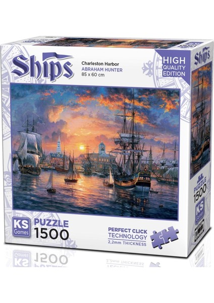 Games 1500 Parça Charleston Limanı Puzzle