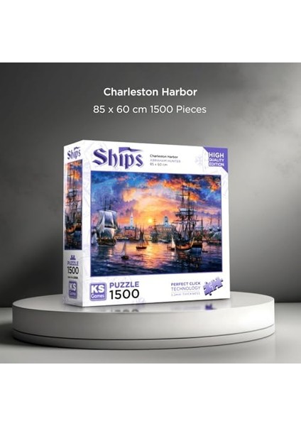 Games 1500 Parça Charleston Limanı Puzzle modelleri