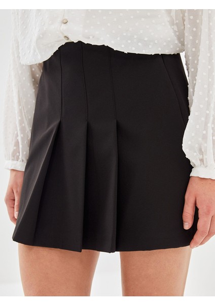 Yeni Sezon Beli Fermuarlı Kadın Pileli Etek modelleri