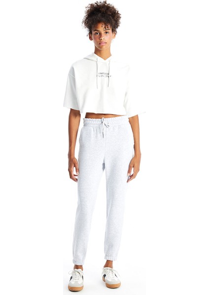 Yeni Sezon Baskılı Kısa Kollu Crop Kadın Hoodie fiyatları