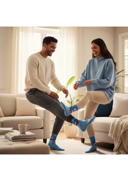 Winter Socks – Desenli Unisex Soket Çorap