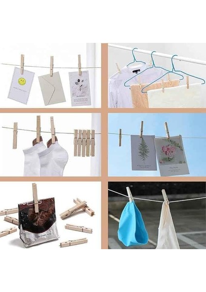 Bambu Çamaşır Mandalları, 40 Adet 6 cm Uzunluğunda, 1,2 cm Genişliğinde Çamaşır Mandalı, Kıyafet Asmak Için, Sürdürülebilir Ahşap Mandallar, Çamaşır Asmak, El Işi ve Dekorasyon Için modelleri