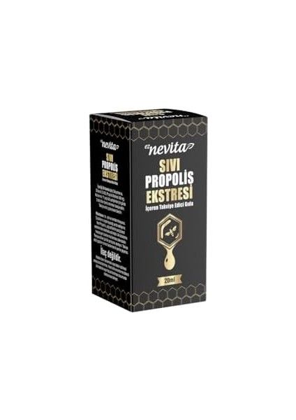 Eznevita Sıvı Propolis Ekstresi 20 ml | Damla Form | Güçlü Antioksidan Destek, Şeker ve Koruyucu Içermez, Amber Cam Şişede, Çocuk ve Yetişkin Kullanıma Uygun fiyatları