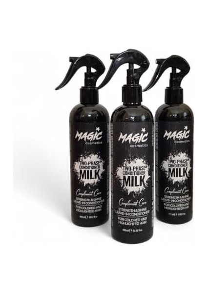 Magic Cosmetics Çift Fazlı Süt Içerikli Fön Suyu 400 ml – Koruyucu & Besleyici – Güç Parlaklık ve Kolay Tarama Sağlar – 2 Phase Conditioner Milk fiyatları