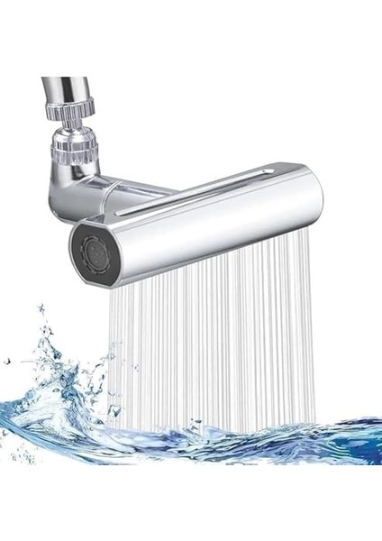 360° Dönebilen Evrensel Musluk Ucu - 4 Farklı Su Çıkış Modlu Çok Yönlü Döner Mutfak Musluk Ucu modelleri