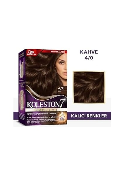 Koleston Kit 4-0 Kahve Saç Boyası fiyatları