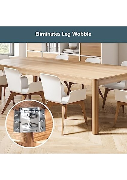 71428 Montaj Donanımlı Yüzeye Monte Köşe Braketleri, Masa Önlükleri ve Masa Ayakları Için Köşe Braketleri, 4'lü Set modelleri