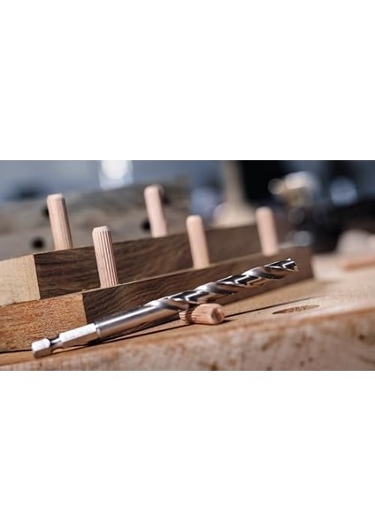 Professional Accessories Matkap ve Kırıcı Delici Uçları, Ahşap Matkap, Gri, 5 Adet fiyatları